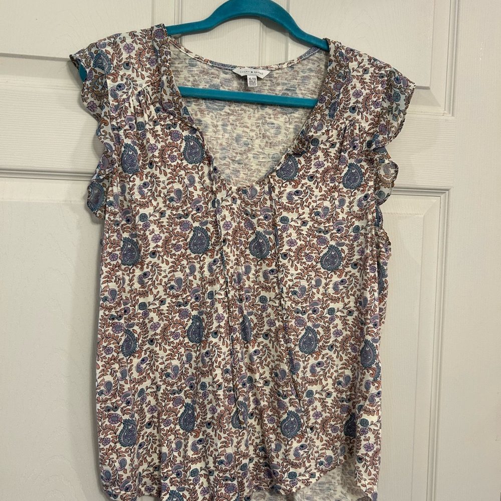 Floral Print Women's Top